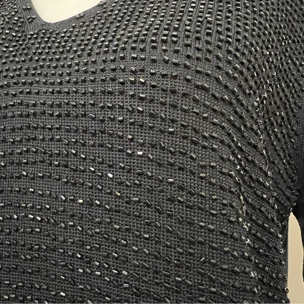 Vintage Belford for Saks Fifth Avenue Beaded Sweater Evening - Picture 3 of 9